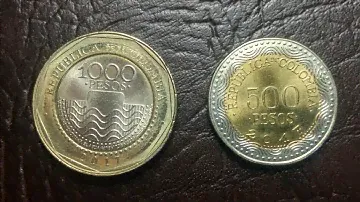 Колумбия 500 и 1000 песо 2017