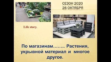 По магазинам...растения, укрывной материал и многое другое...